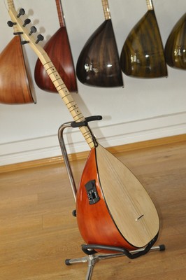 Akaju Serie Baglama EQ /& TUNER Saz Shortneck Beyaz Bayram Angebot