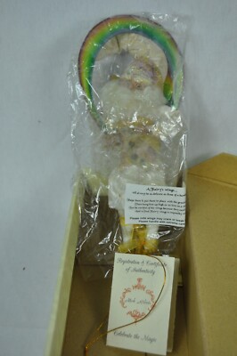 Mark Roberts Rainbow Fairy Ornament 12'' With Original Box Rainbow COA