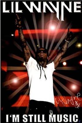 LIL WAYNE I'M STILL MUSIC Scorpio Poster  24'' X 36''H FULL SIZE - NEW #2225