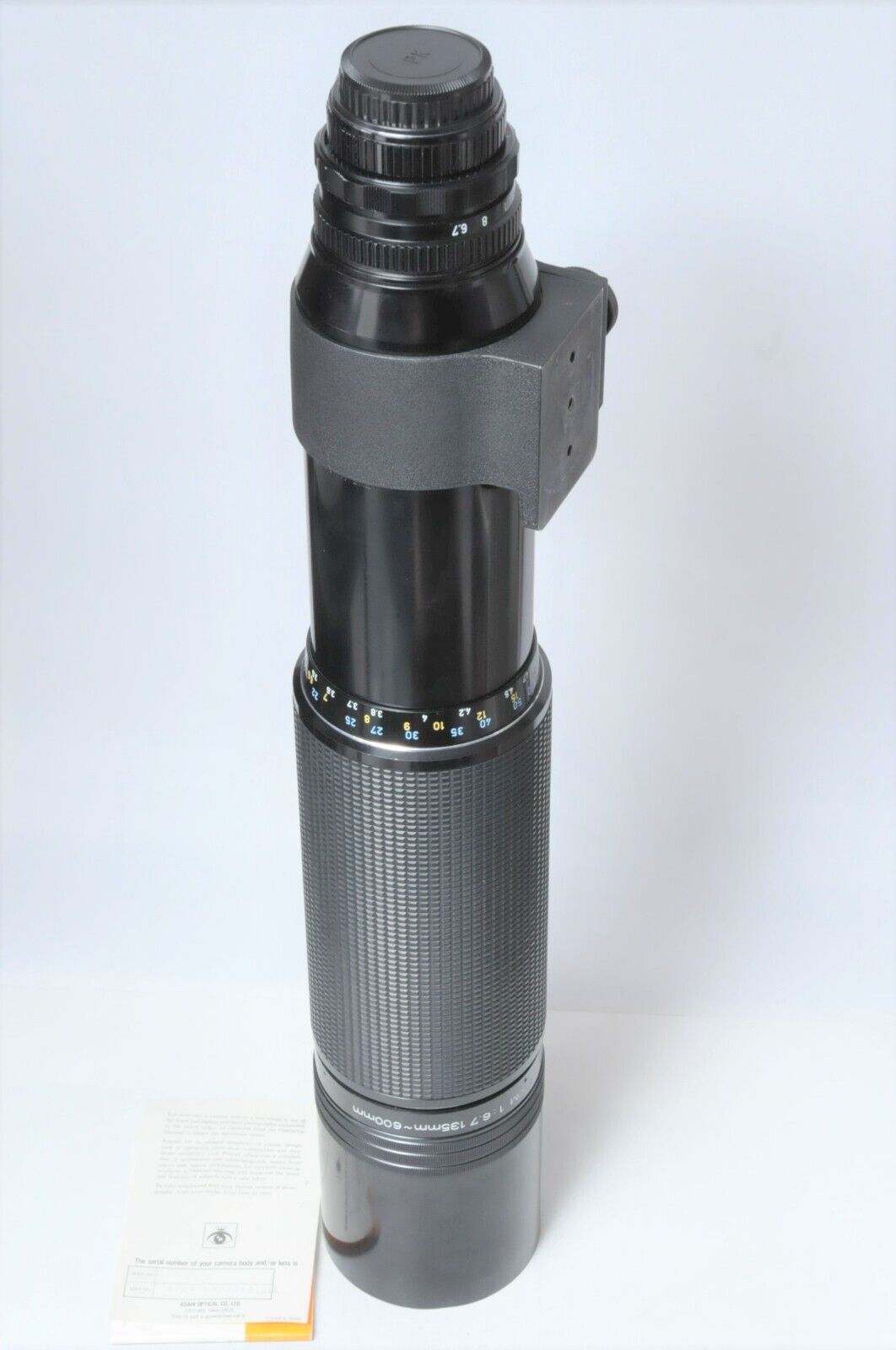 Pentax 135-600mm f/6.7 SMC Telephoto Zoom Manual K-Mount Pentax 135-600mm f/6.7 SMC Telephoto Zoom Manual K-Mount