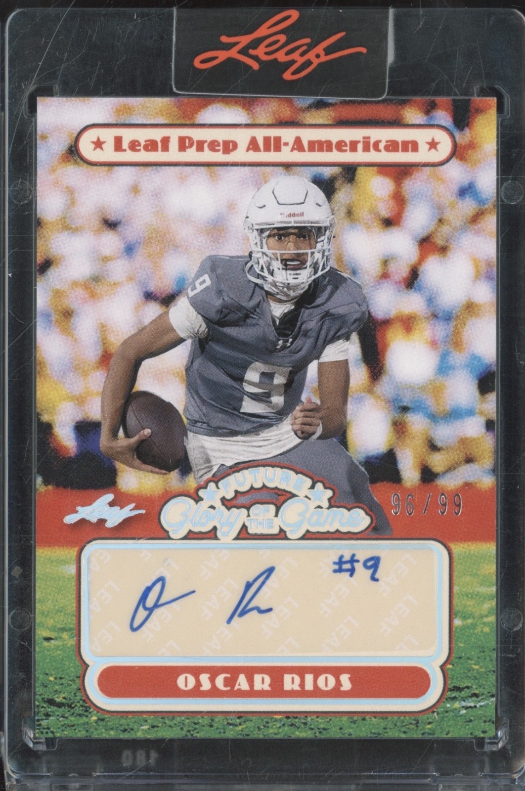 2025 Leaf Future Glory Of The Game Silver Oscar Rios Auto RC Rookie 96/99
