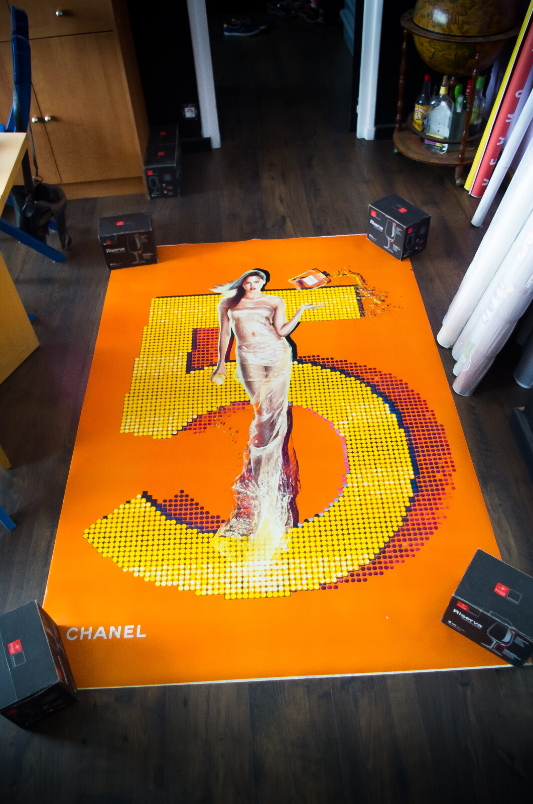 CHANEL N° 5 J.P GOUDE E French Bus Vintage Advertising