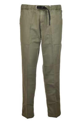 Pre-owned White Sand Man Cargo Trousers Military Green 18043