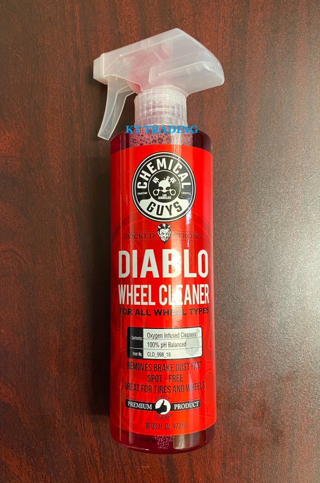 Chemical Guys Diablo Premium Auto Wheel Rim Tires Cleaner Spot Free