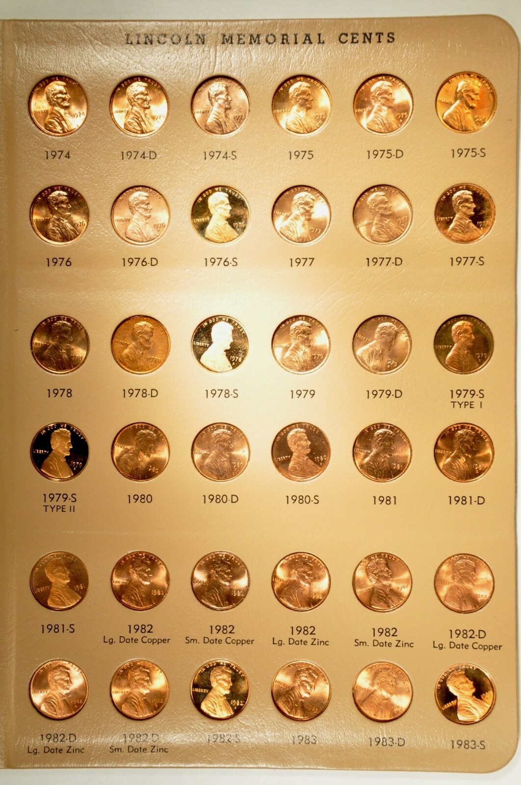 Lincoln Cents Set, 1959-2016 P,D,S UNC, Proof RD (5 Pages)  K6711