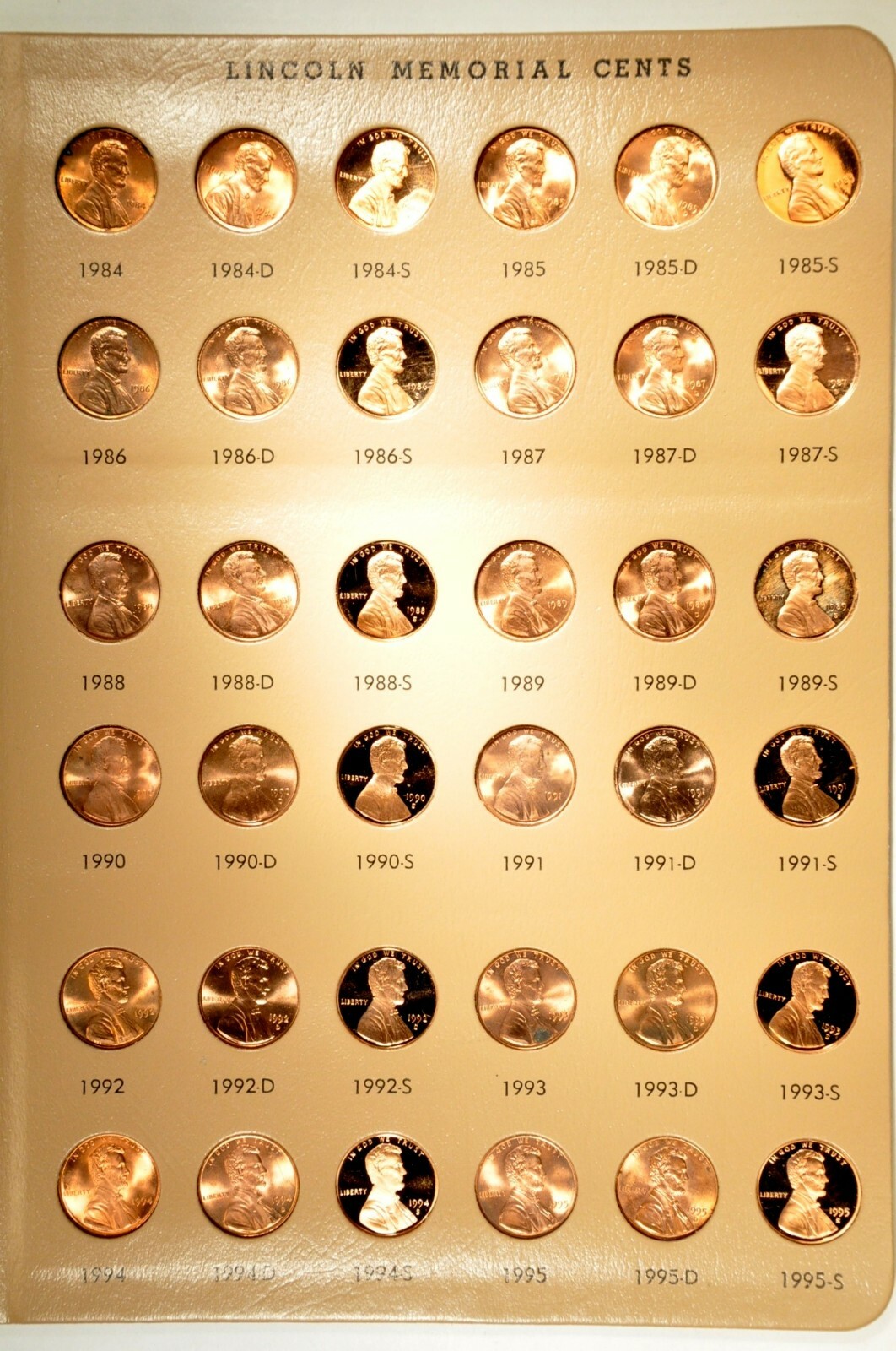 Lincoln Cents Set, 1959-2016 P,D,S UNC, Proof RD (5 Pages)  K6711