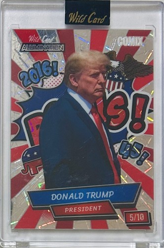 2024 Wild Card Alumination #ACBLP-DT3 President DONALD J