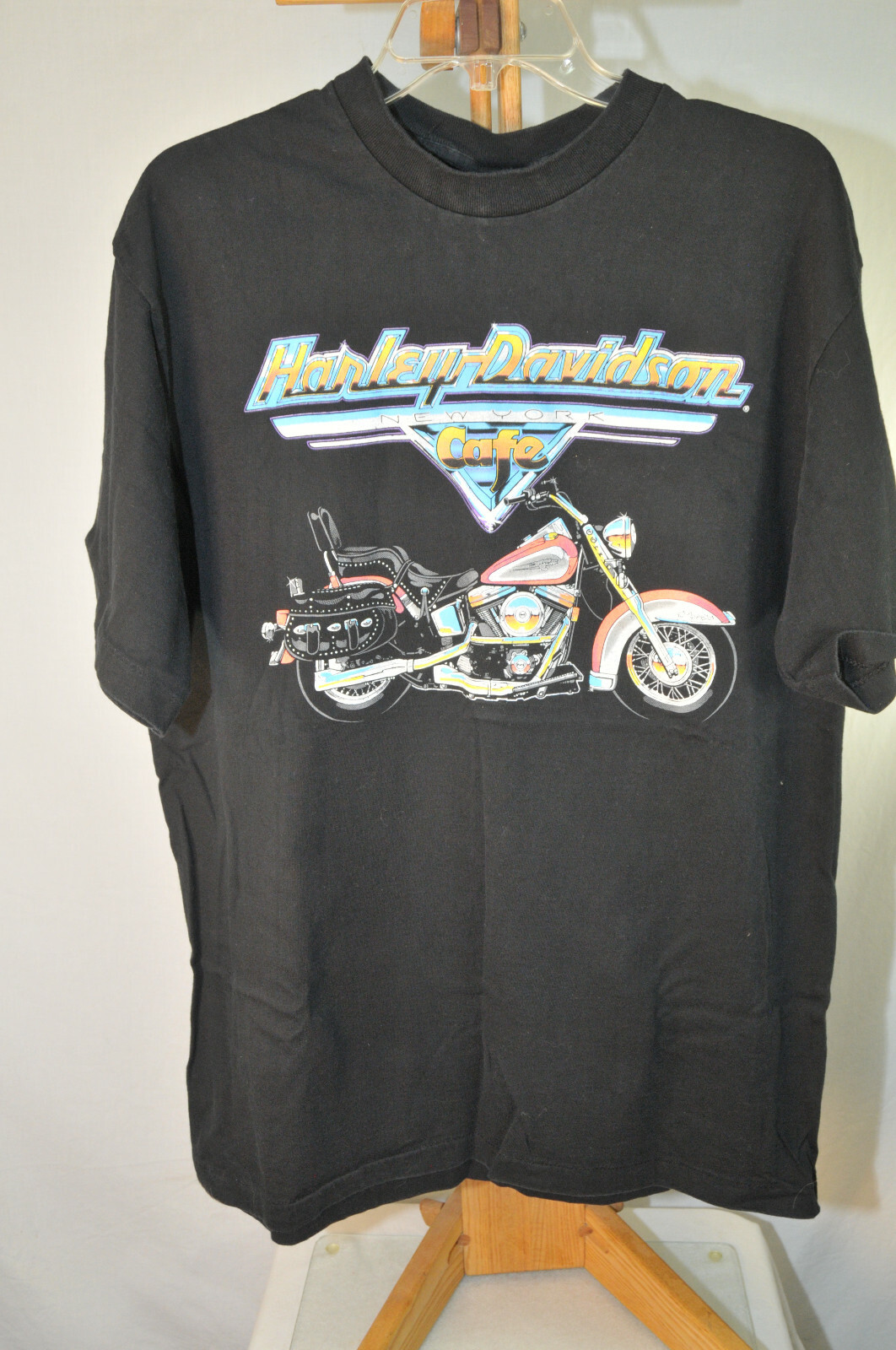 【SATIIIZ】Per Harley American Dyeing T-Shirt VINTAGE TIE DYE HARLEY DAVIDSON 2000 TEE SHIRT 2XL MADE IN