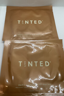 NEW 2X Live Tinted Rays Copper Eye Mask 2 Pairs Free Ship AUTHENTIC