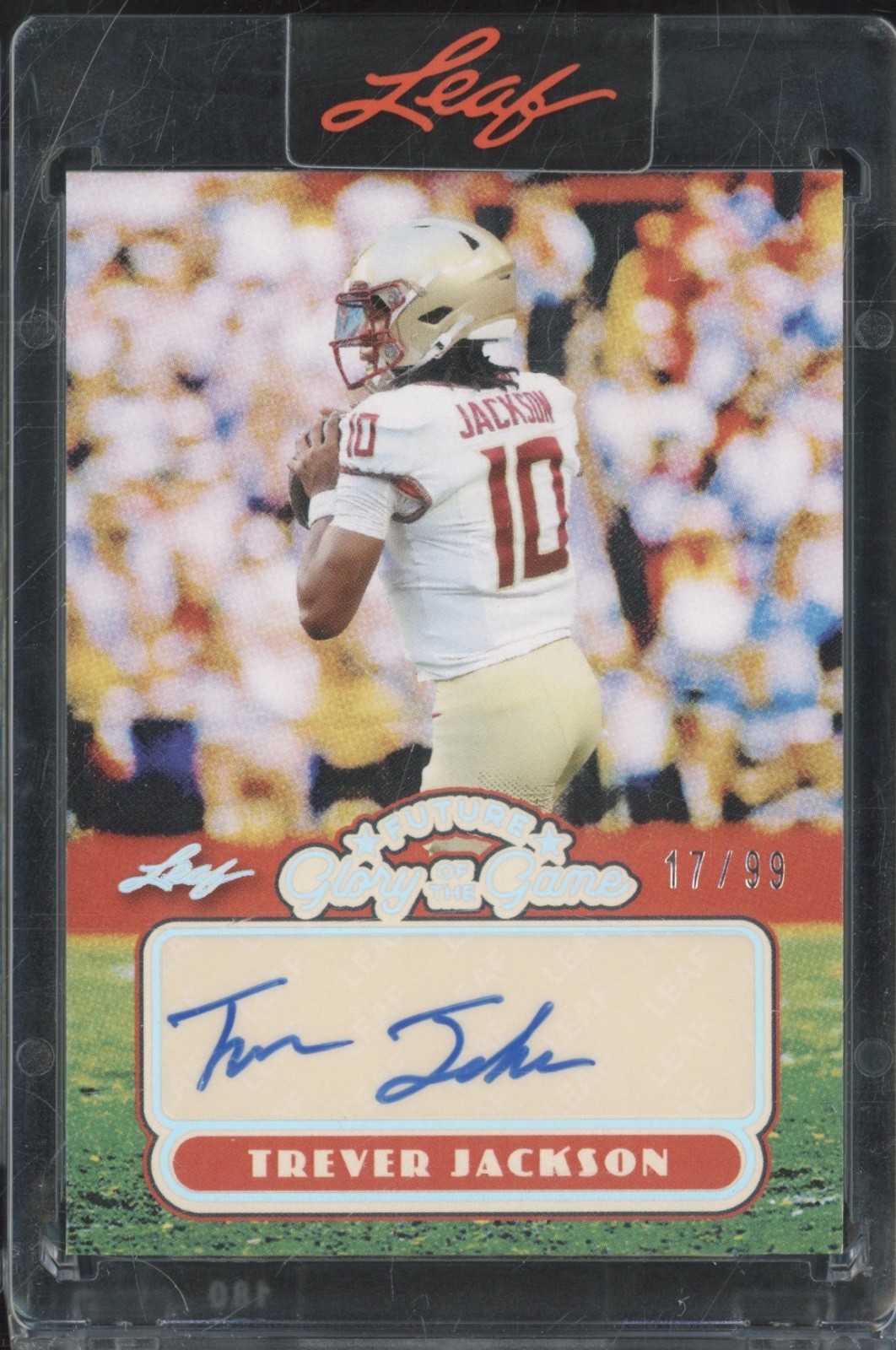 2025 Leaf Future Glory Of The Game Silver Trever Jackson Auto RC Rookie 17/99