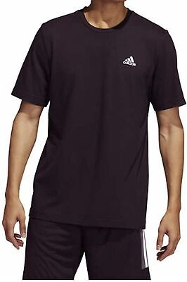 Adidas Men's Short Sleeve Tee Moisture Wicking with Logo