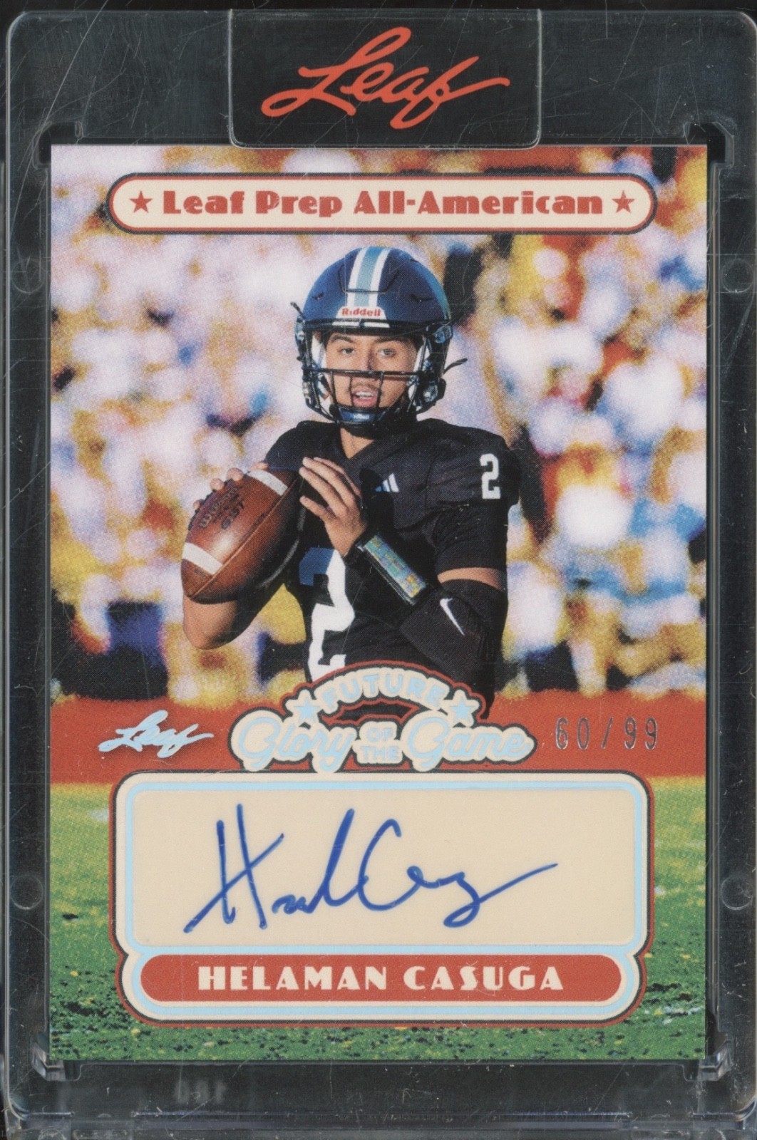 2025 Leaf Future Glory Of The Game Silver Helaman Casuga Auto RC 60/99