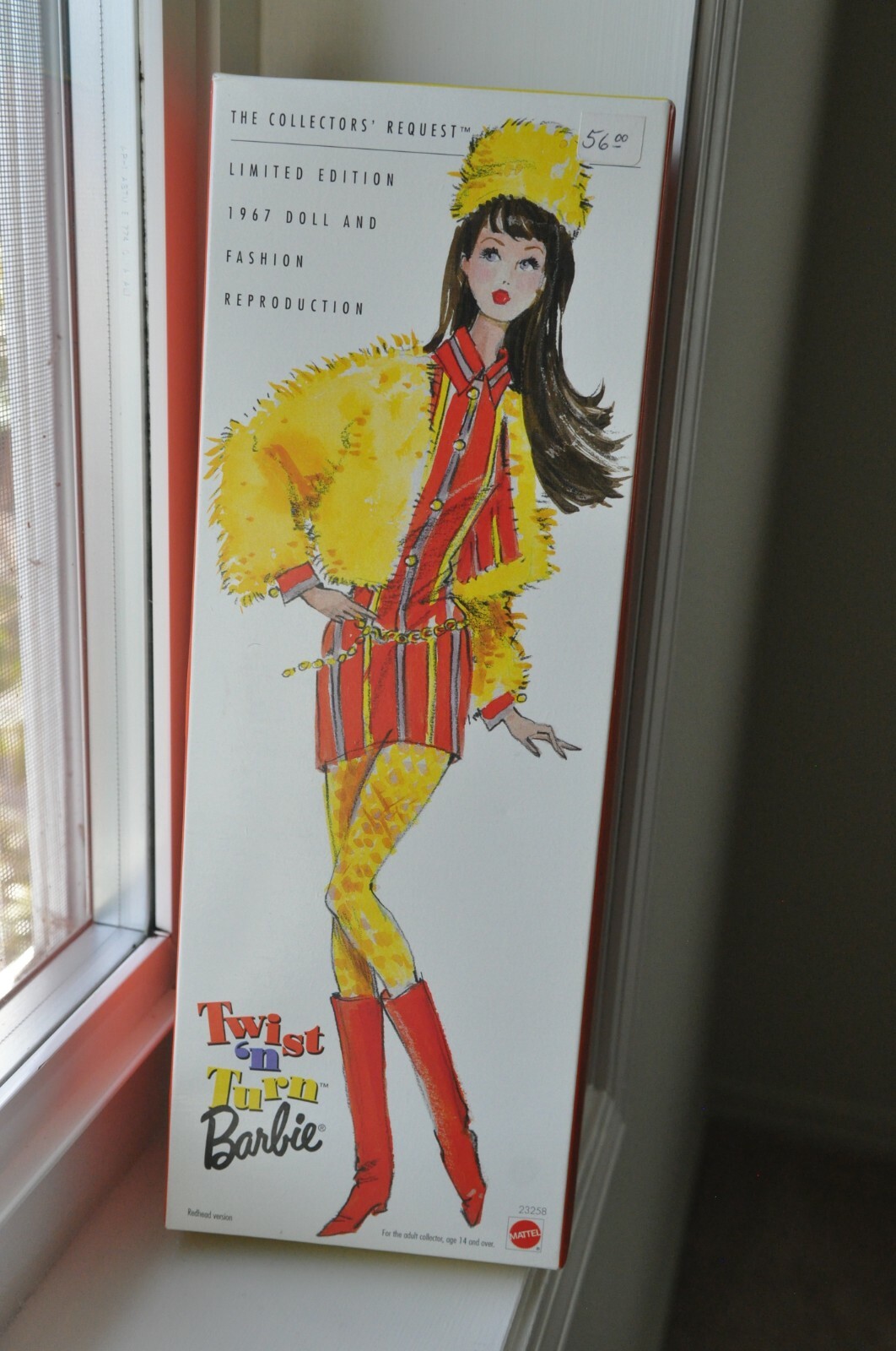 Twist N Turn Barbie, 1967 Reproduction, Never removed from box. Mint.