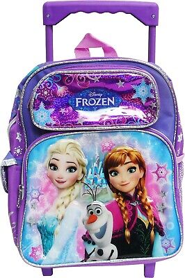 Frozen 12'' Toddler Rolling School Backpack Girl's Book Bag