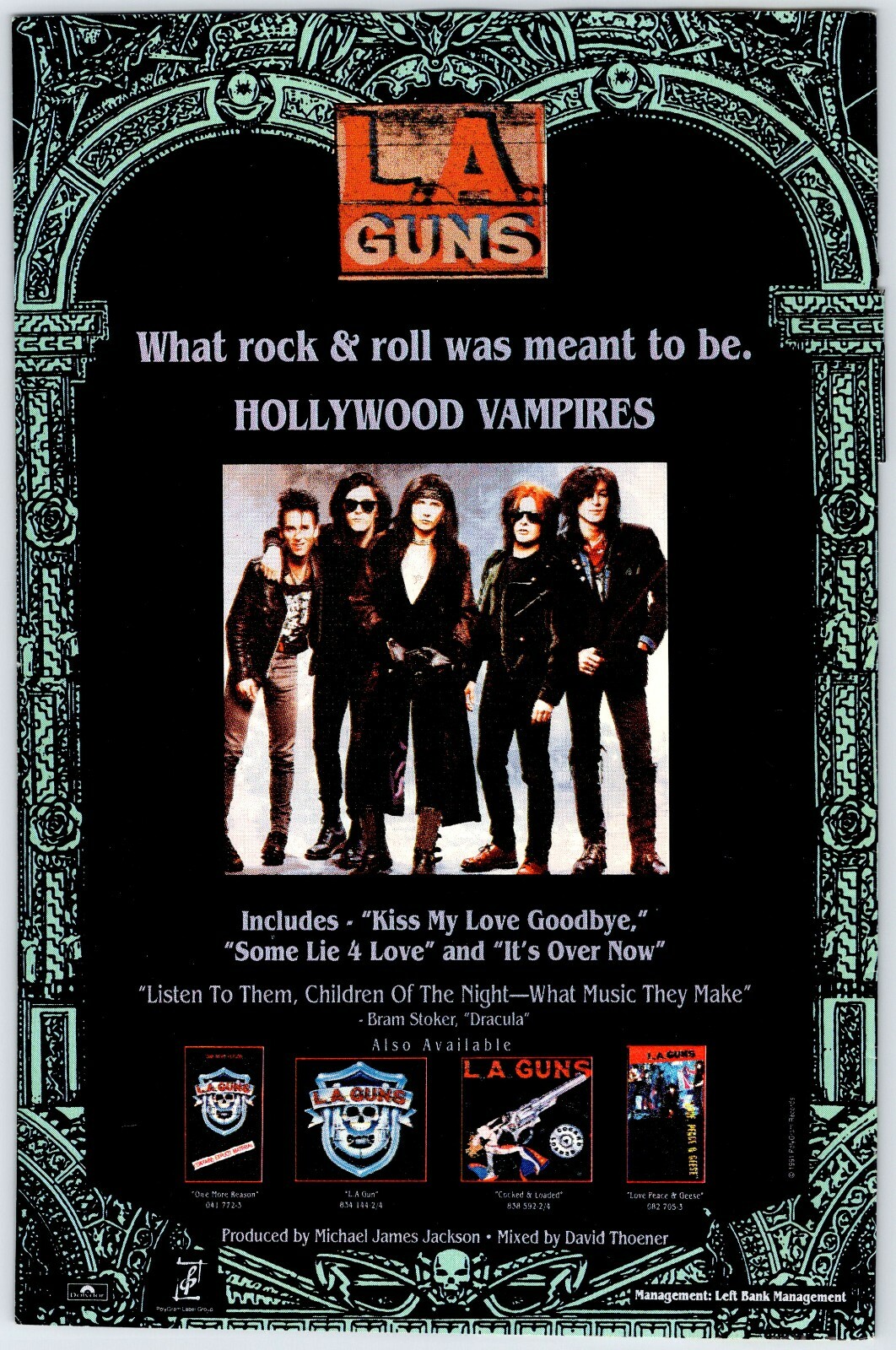 L.A. GUNS Hollywood Vampires バンドスコア L.A. GUNS Hollywood Vampires バンドスコア la-guns