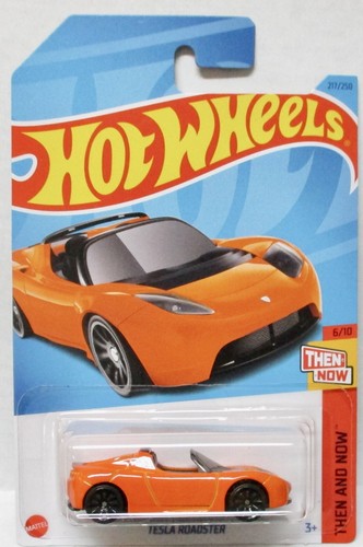 テスラ Roadster ロードスター 1/24 ミニカー 全3色 ライト点灯