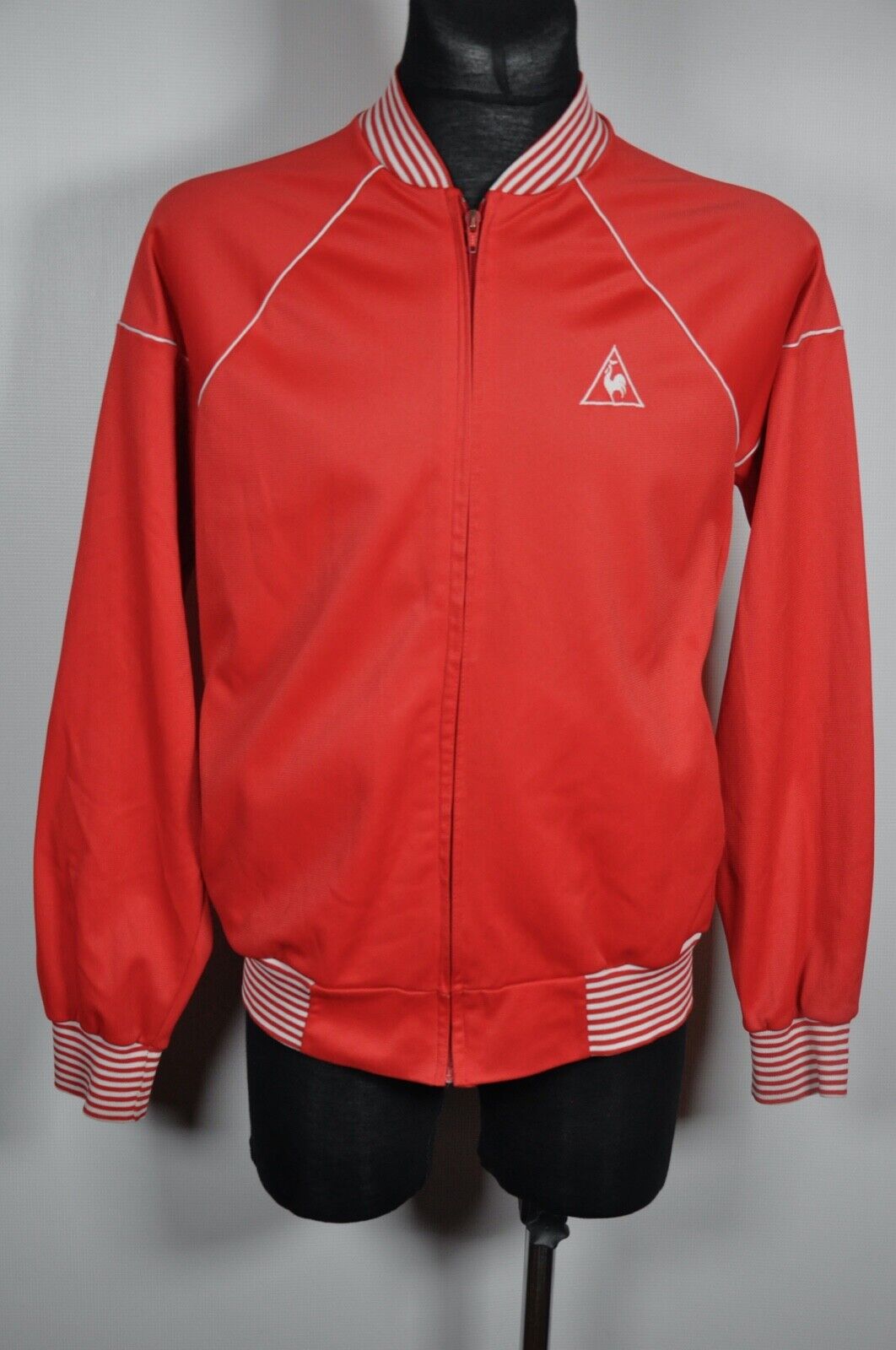Vintage Le Coq Sportif Track Top Jacket Red Men's size 186 Vintage Le Coq Sportif Track Top Jacket Red Men's size 186