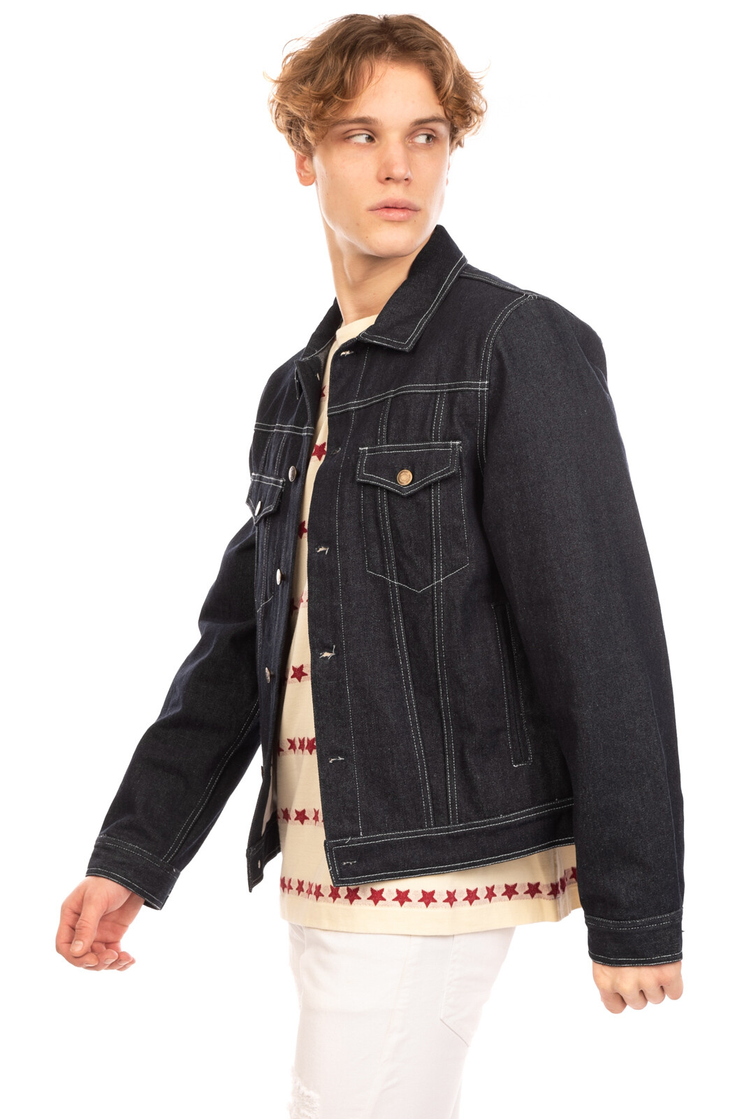 Denim jean jackets for men image