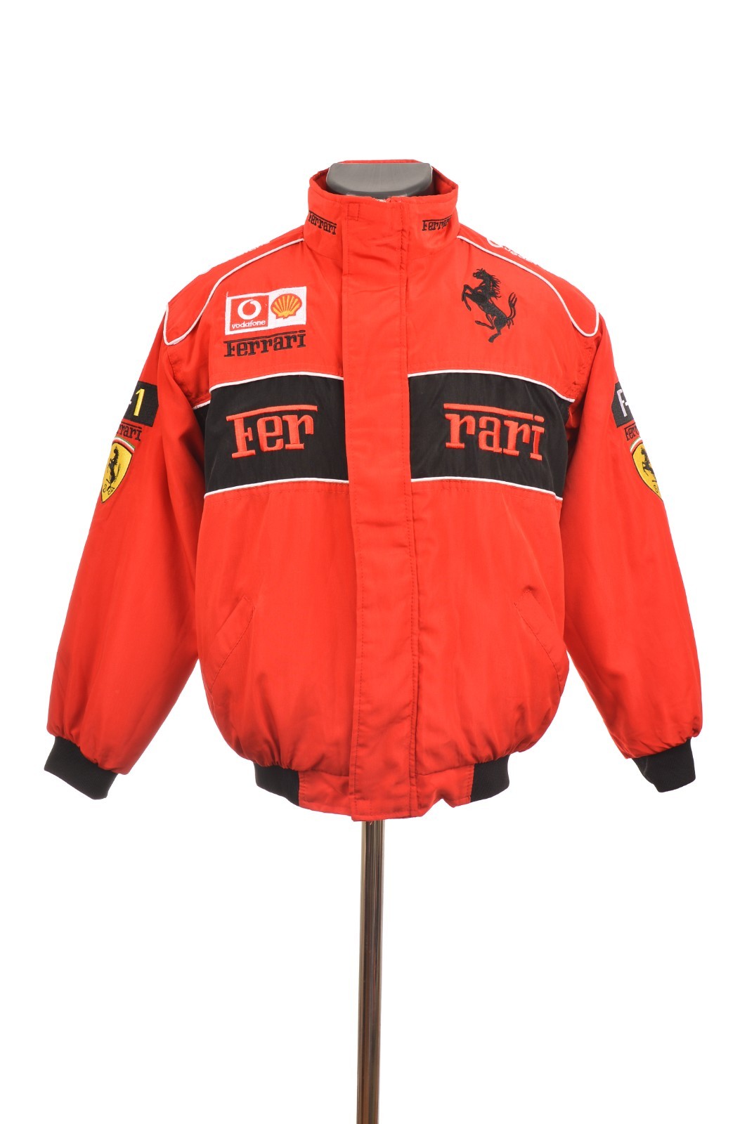 Ferrari Vintage Kids Racing Full-Zip Jacket F-1 Vodafone
