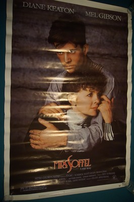 Mrs Soffel Mel Gibson Diane Keaton rolled theatrical poster 1980's vtg movie