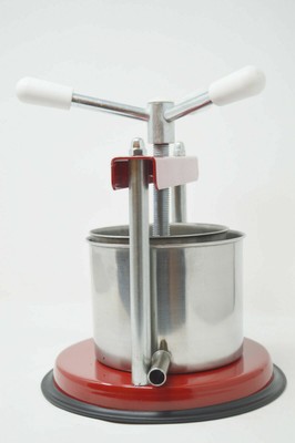 Torchietto Premitutto 3 Kg In Ferro E Acciaio Inox 430 – Per Spremere Pomodori, Ortaggi, Frutta E Olio, Made In Italy, Certificato Alimentare