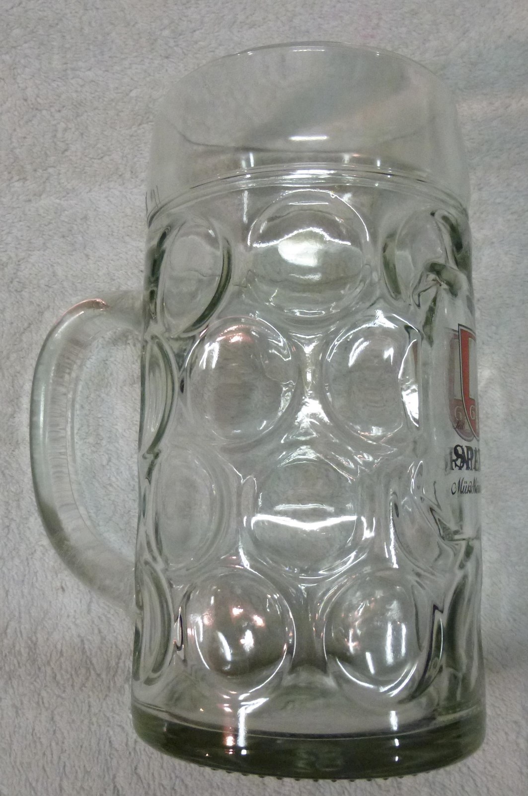 1 LITER GLASS  GS SPATEN MUNCHEN BEER MUG~8