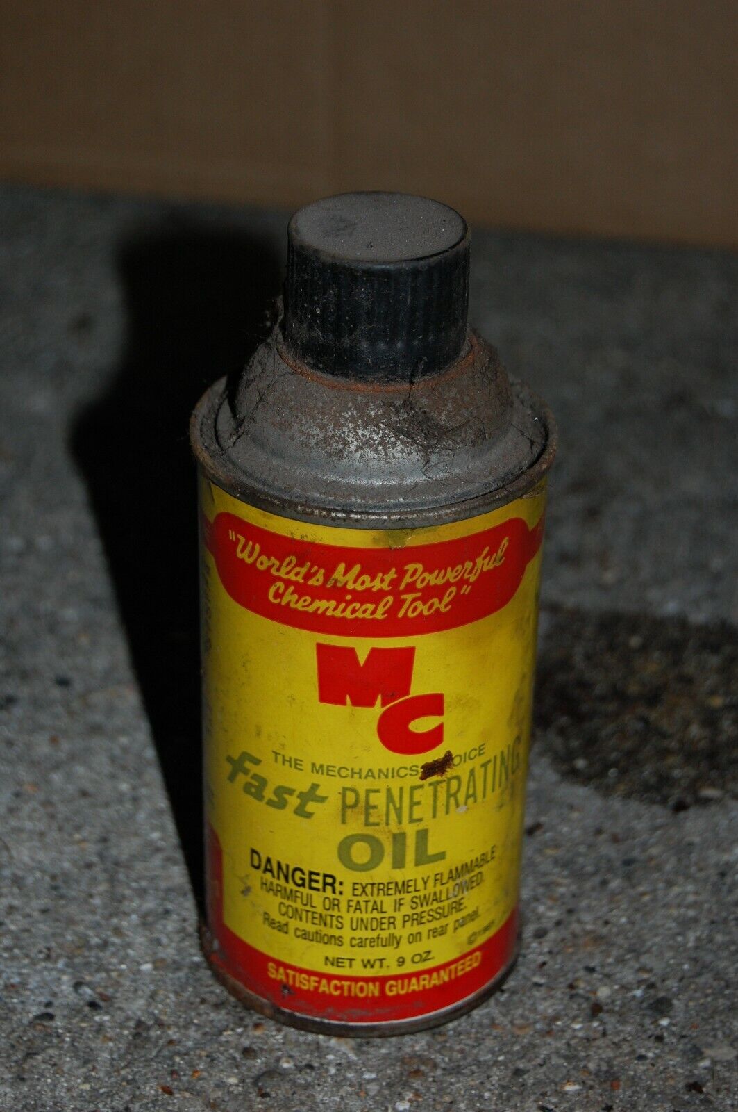 Vintage MC The Mechanic's Choice Fast Penetrating Oil 9 oz