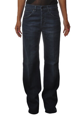 Pre-owned Dondup - Jeans-straight Leg Pants - Woman - Denim - 6435225g191409 In See The Description Below