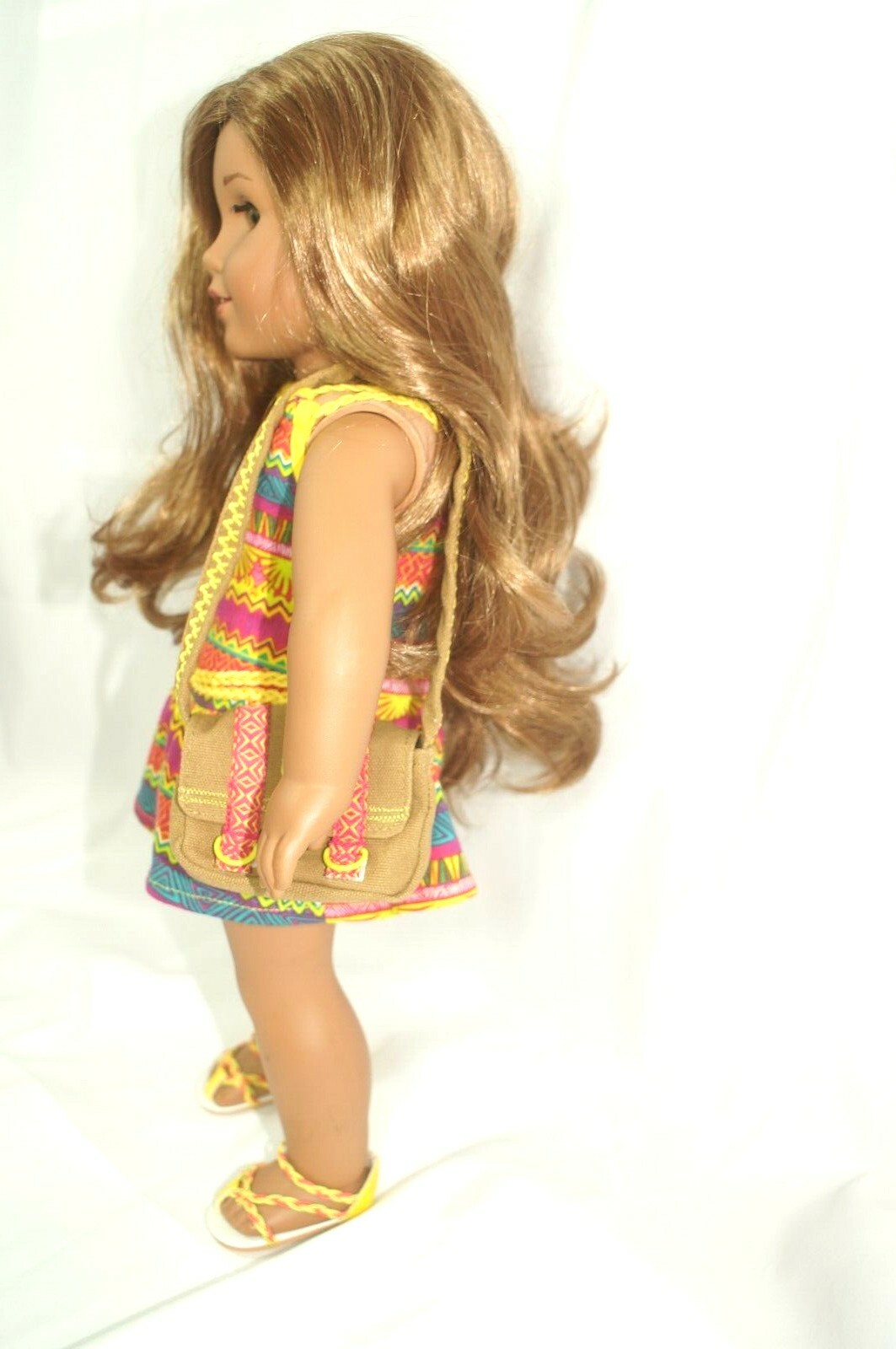 American Girl Doll Lea Clark 2016 Girl of the Year With Box Necklace Bag No Book