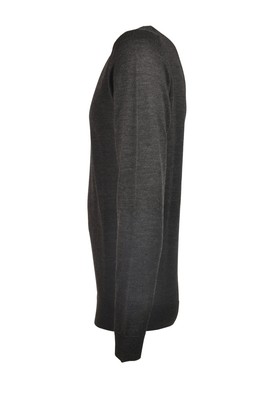 Pre-owned Daniele Fiesoli Man Maglia Paricollo Grigio Piombo 16139