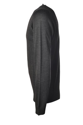 Pre-owned Daniele Fiesoli Man Maglia Manica Lunga Grey 12768 In Gray