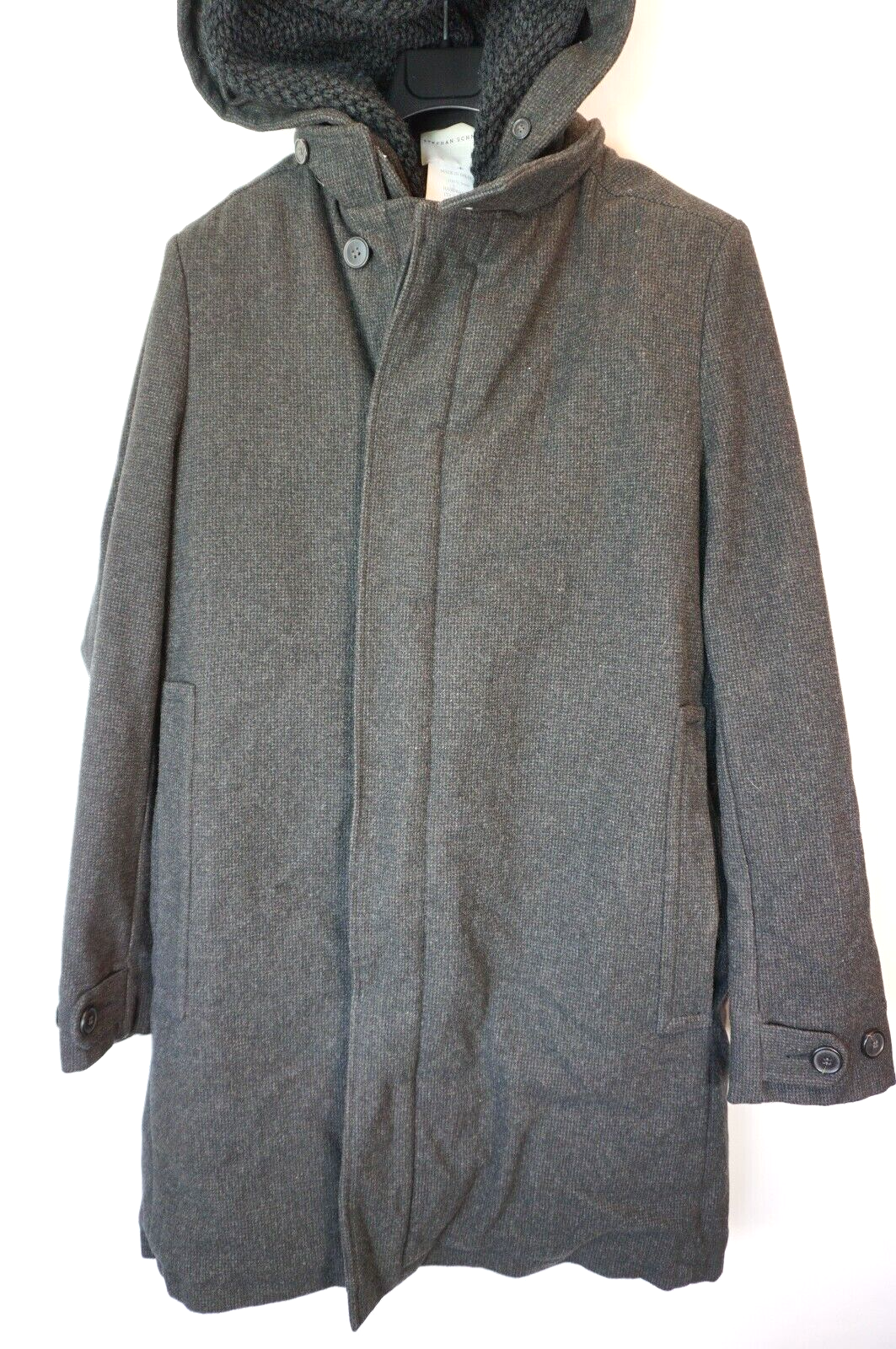 ジャケット・アウター Stephan Schneider wool check coat size3 Stephan Schneider Jacket Special Black – Neighbour