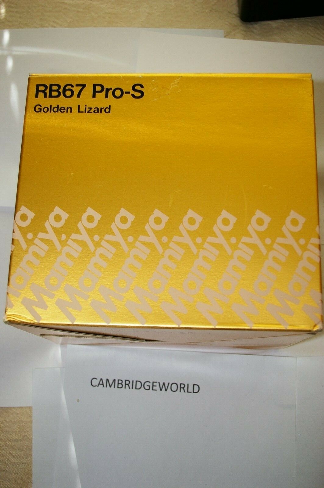 Mamiya RB67 Pro S NEW Gold Lizard camera Sekor C 90mm 3.8 Mamiya RB67 Pro S NEW Gold Lizard camera Sekor C 90mm 3.8