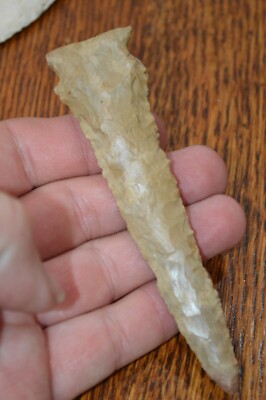Re-sharpened Fort Payne Archaic Stillwell Benton Co, Tennessee 4.3/8 x 1.1/8