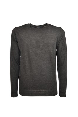 Pre-owned Daniele Fiesoli Man Maglia Paricollo Grigio Piombo 16139
