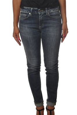 Pre-owned Dondup - Jeans-pants-slim Fit - Woman - Denim - 6396628i191020 In See The Description Below