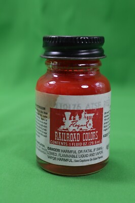 Floquil Model Railroad Train Paint ATSF Red 1 Oz,110176,Polly S,New,Old Stock