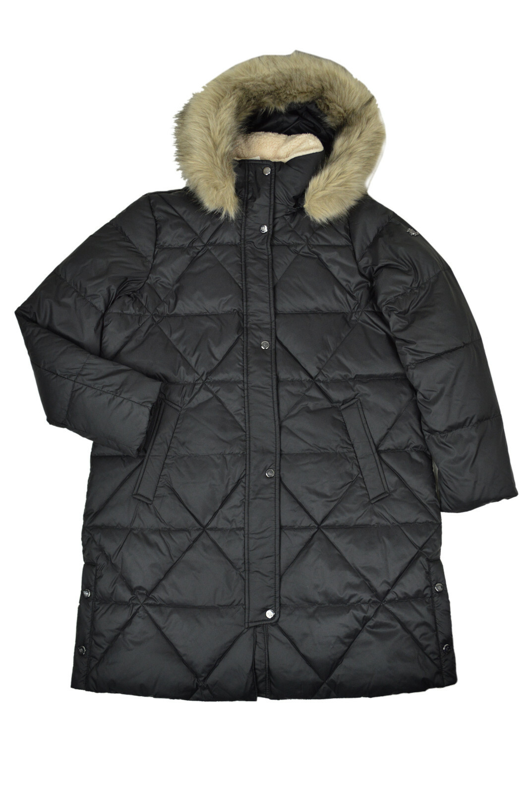lauren heavy quilted down coat