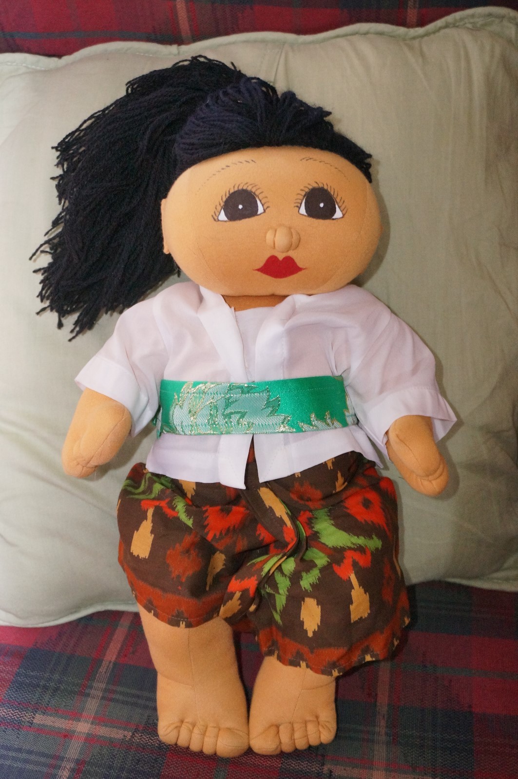 Pair of Handmade Cloth Dolls