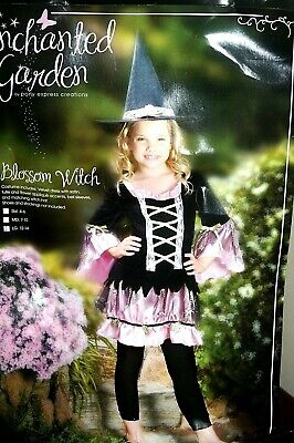 Enchanted Garden Blossom Witch Halloween Costume Size 12-14 Kids H1