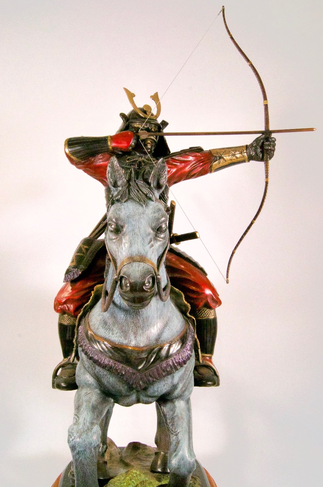 Yabusame Warrior - Bronze Sculpture by Barry Stein