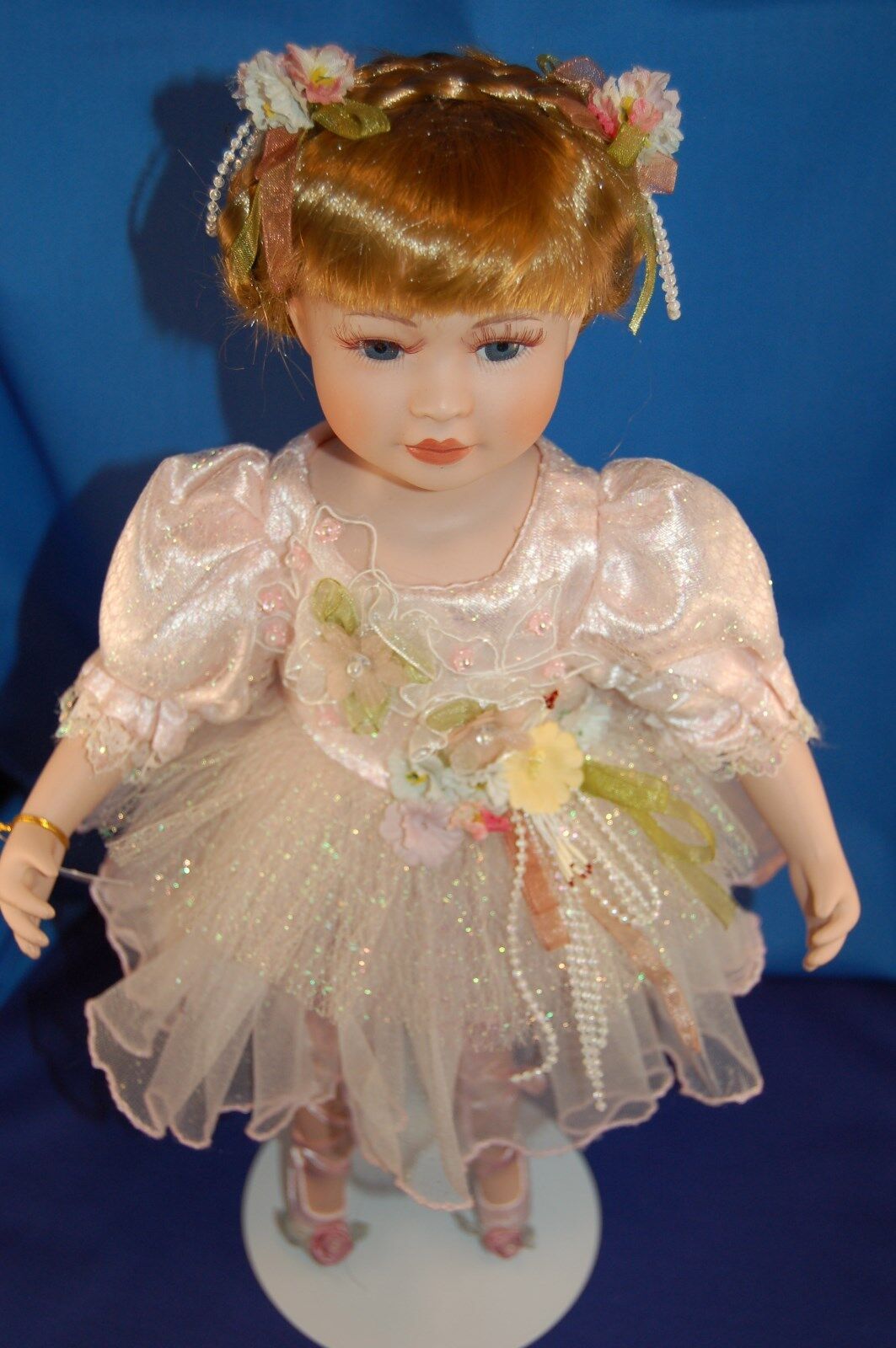 Fine Bisque Porcelain Ballerina Doll ''Lyrical Beauty''...