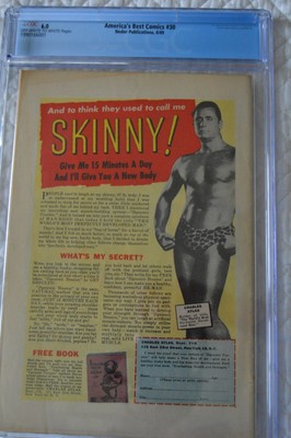 America's Best Comics # 30 (1949) CGC 6.0 OFF-WHITE TO WHITE Pages