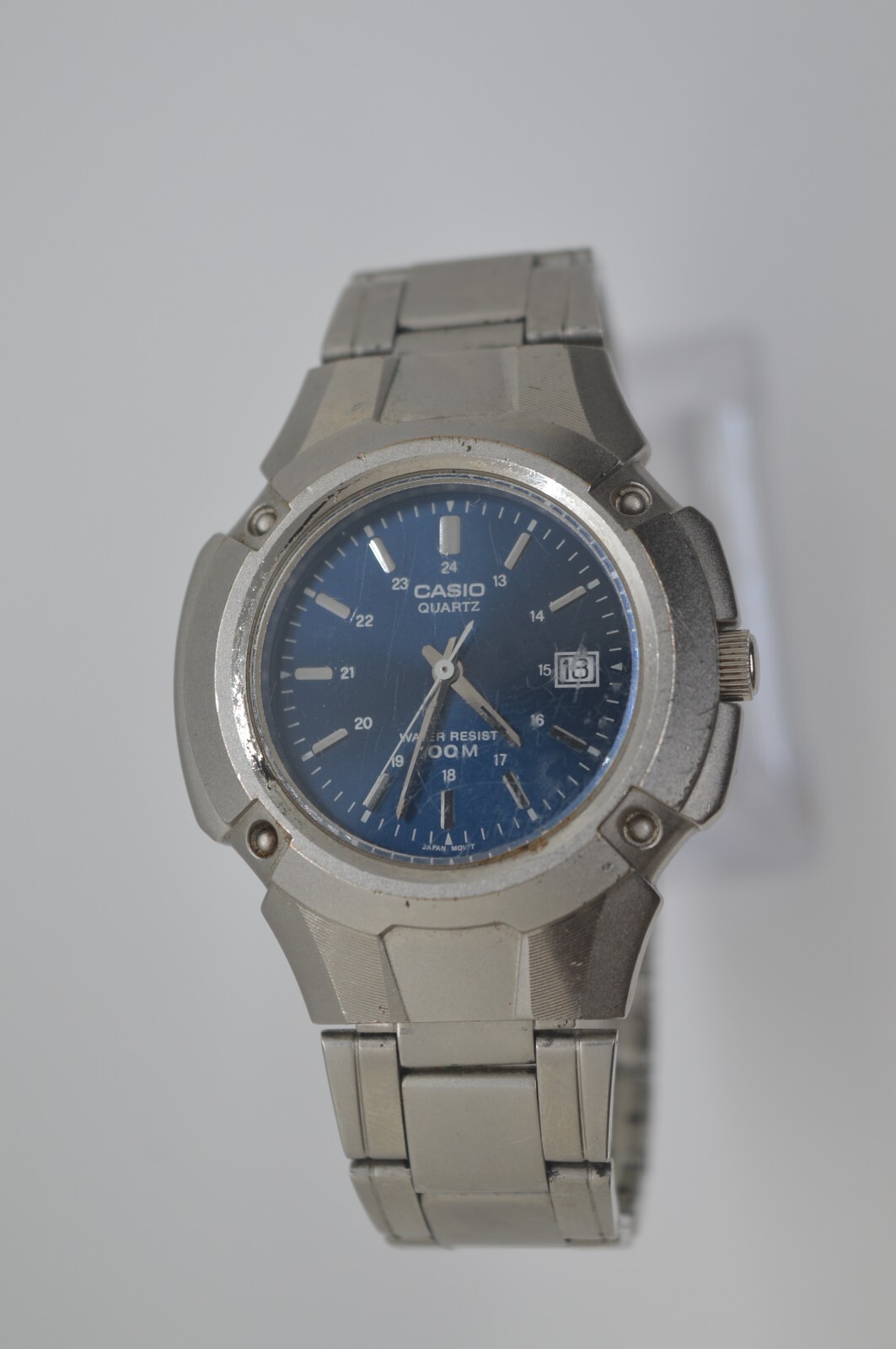 CASIO クロノグラフ WR100M ステンレス CASIO クロノグラフ WR100M ステンレス