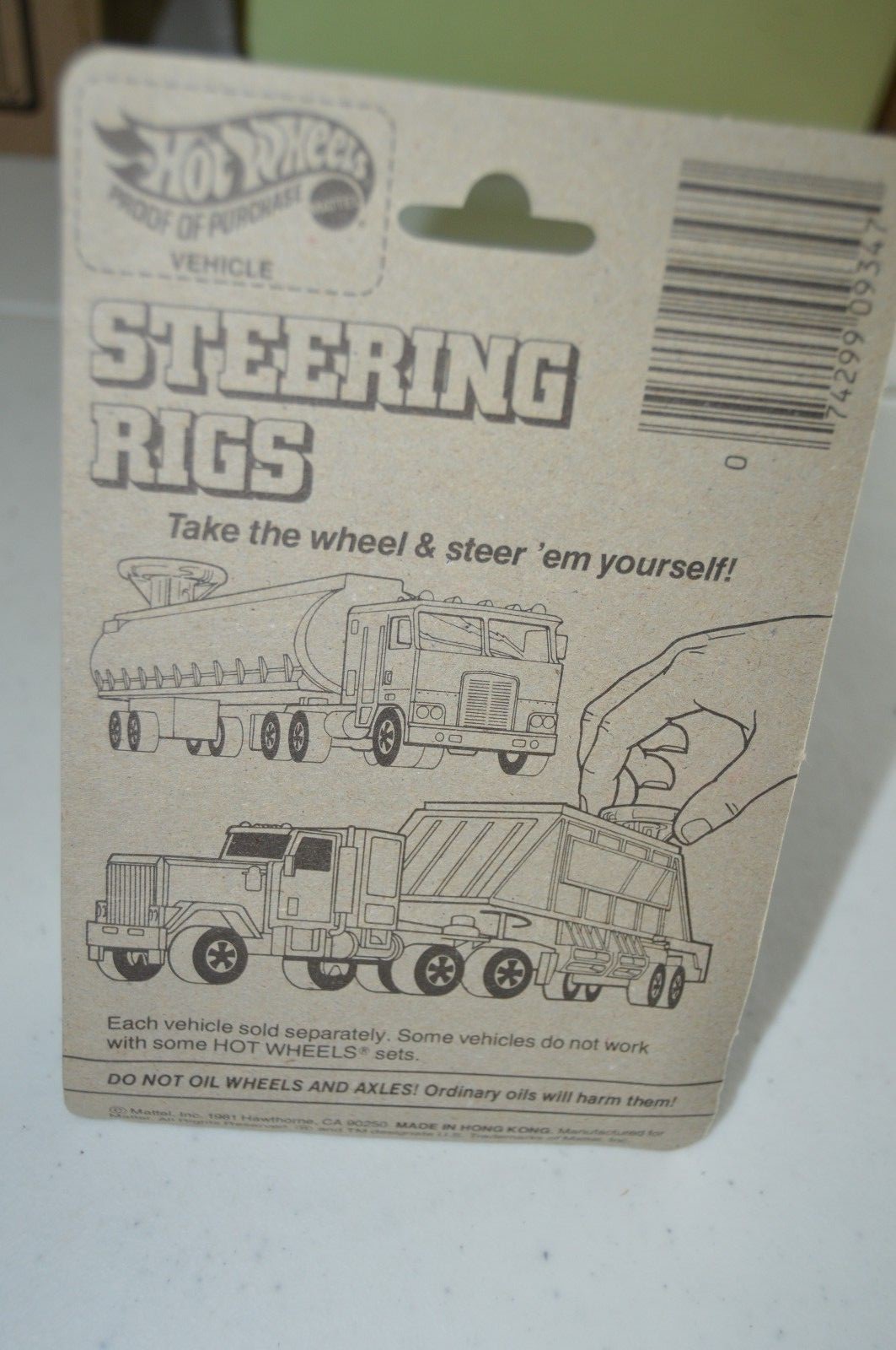 Hot Wheels SHERIFF PATROL Mattel No. 2019 Sealed 1982 Black Wall Tires