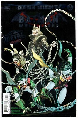 DARK NIGHTS BATMAN WHO LAUGHS #1 (2017)- COVER A 1ST PRINT FOIL COVER- VF+/NM