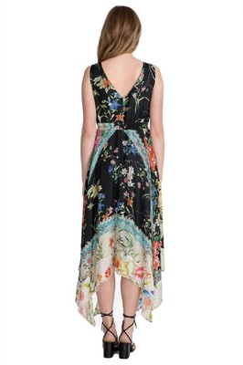 Pre-owned Johnny Was Meru Dress In Multi - Size Xl In Pattern