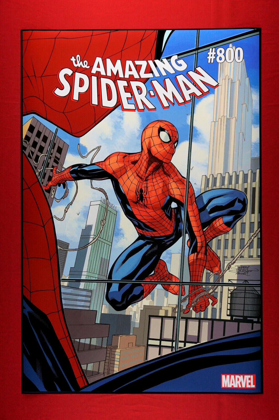 アメコミリーフ　Amazing Spider-Man #800 限定版 サイン入 アメコミリーフAmazing Spider-Man #800 限定版 サイン入