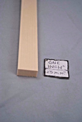 3/8 x 3/4  x  23'' Model Lumber basswood architect timber 1pc craft MW