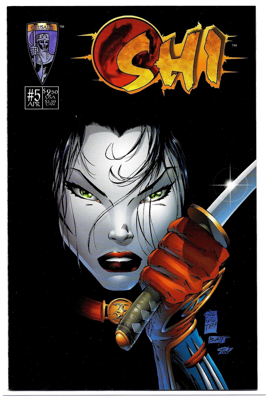 Shi Issue #5 Comic Set 🔥With Black Variant COVER 🔥 Crusade